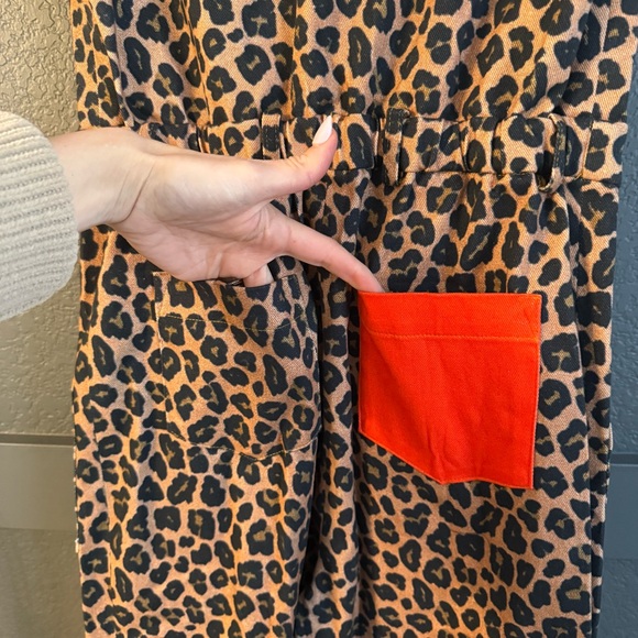 THE KIT l Heidi Jumpsuit | Spot Me - nwt size small leopard - Picture 8 of 10